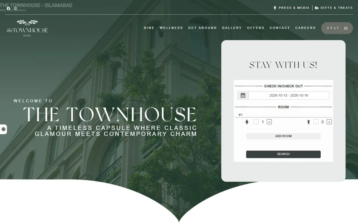 The Townhouse website