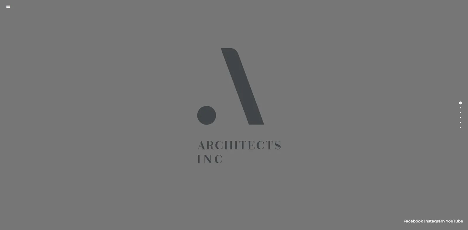 Architects Inc website homepage